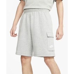 Nike Men's Sportswear Club Cargo Shorts  Dark Heathered Gray Medium Athletic